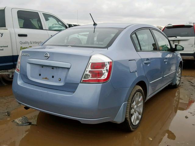 3N1AB61E39L624003 - 2009 NISSAN SENTRA 2.0 BLUE photo 4