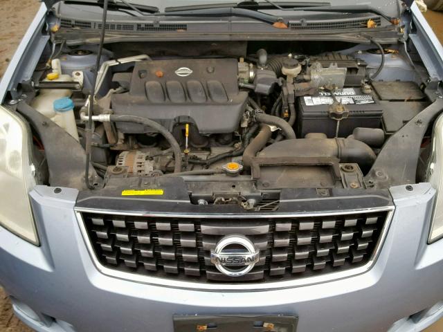 3N1AB61E39L624003 - 2009 NISSAN SENTRA 2.0 BLUE photo 7