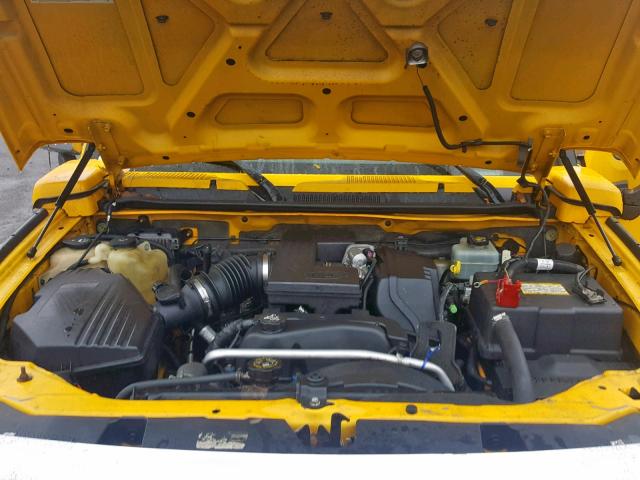 5GTDN136768103279 - 2006 HUMMER H3 YELLOW photo 7