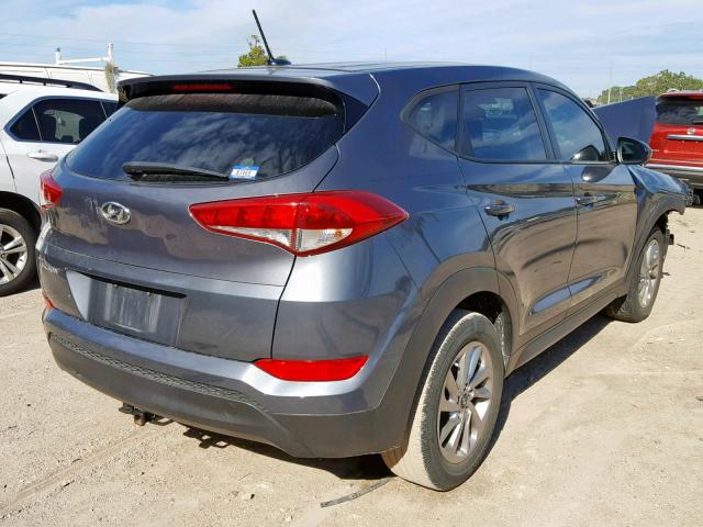 KM8J23A47GU121351 - 2016 HYUNDAI TUCSON SE GRAY photo 4