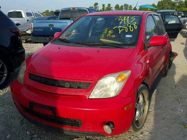 JTKKT624150099446 - 2005 TOYOTA SCION XA RED photo 2