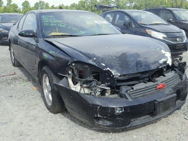 2G1WJ15K879416006 - 2007 CHEVROLET MONTE CARL BLACK photo 1