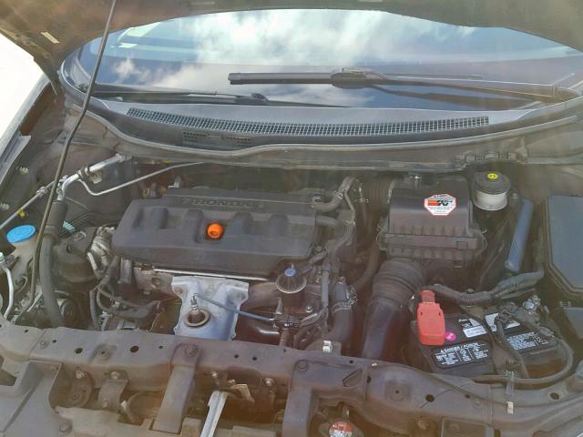 2HGFG3B12CH531229 - 2012 HONDA CIVIC EXL GRAY photo 7