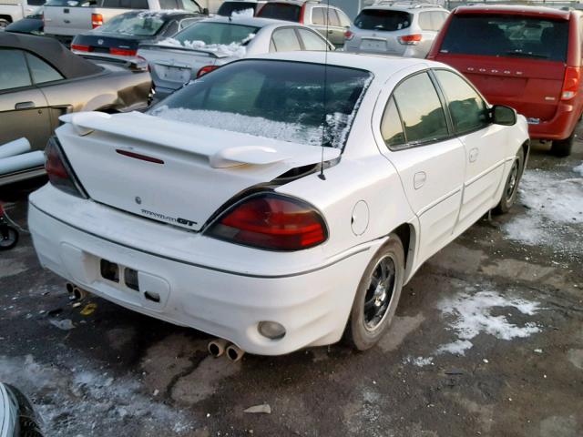 1G2NW52E22M675276 - 2002 PONTIAC GRAND AM G WHITE photo 4