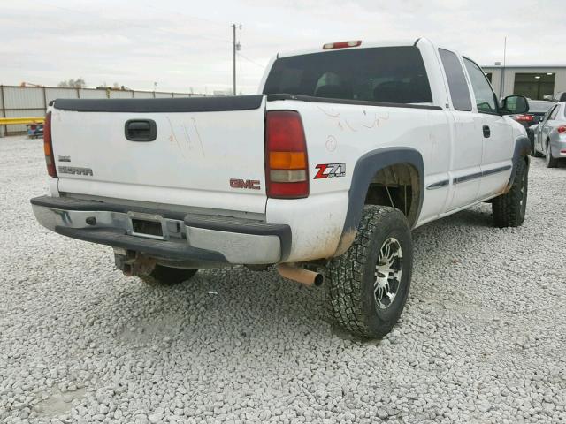 2GTEK19T221113149 - 2002 GMC NEW SIERRA WHITE photo 4