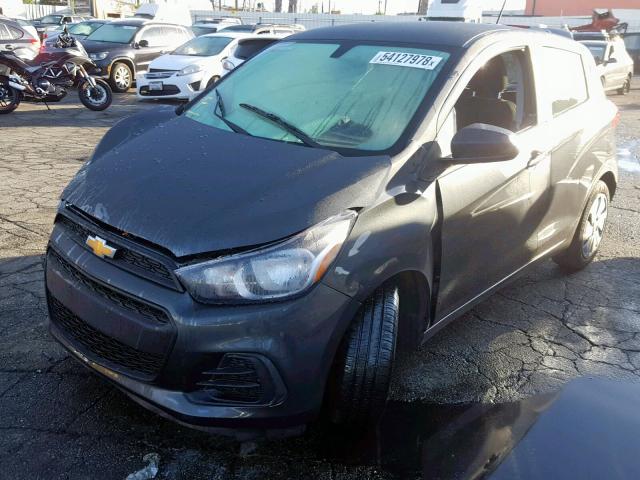 KL8CB6SA9JC472013 - 2018 CHEVROLET SPARK LS GRAY photo 2