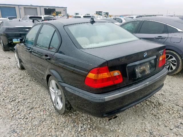 WBAET37434NJ46129 - 2004 BMW 325 I BLACK photo 3