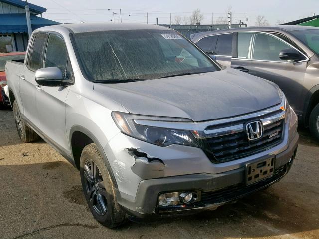 5FPYK3F18KB003089 - 2019 HONDA RIDGELINE SILVER photo 1