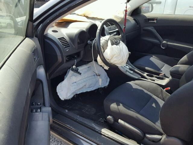 JTKDE177750044119 - 2005 TOYOTA SCION TC შავი ფოტო 9