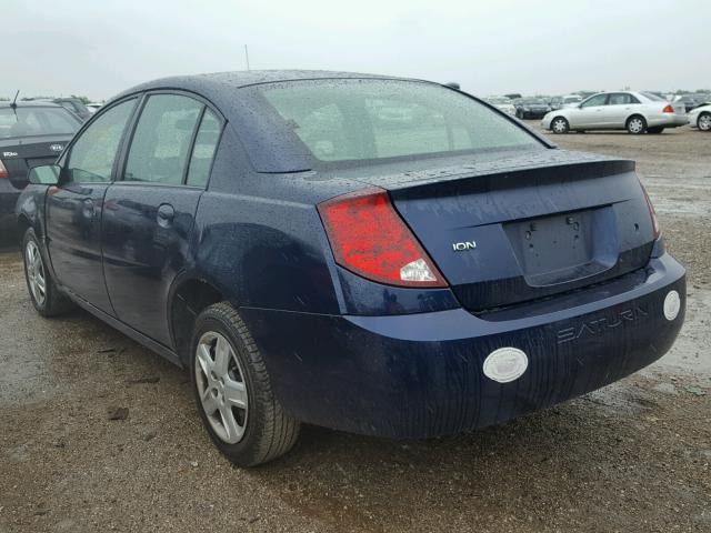 1G8AJ55F27Z160229 - 2007 SATURN ION LEVEL BLUE photo 3