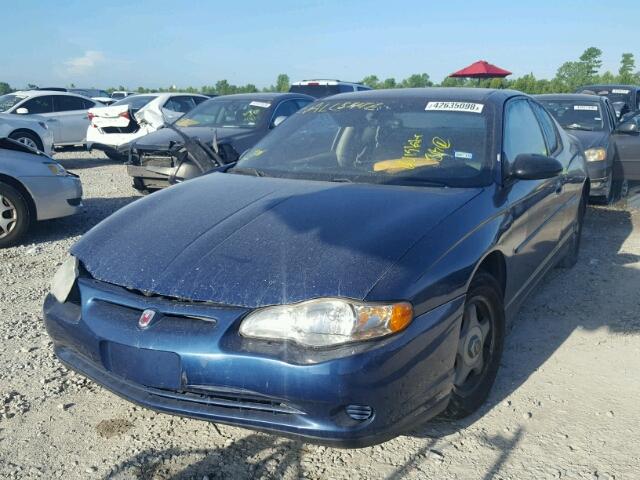 2G1WW12EX39192151 - 2003 CHEVROLET MONTE CARL BLUE photo 2