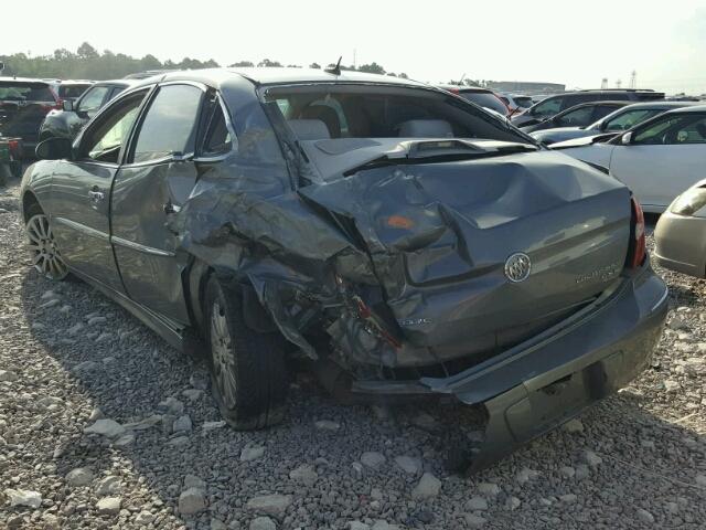 2G4WE587781140469 - 2008 BUICK LACROSSE C GRAY photo 3