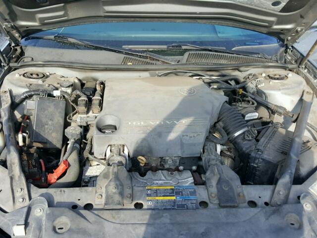 2G4WE587781140469 - 2008 BUICK LACROSSE C GRAY photo 7