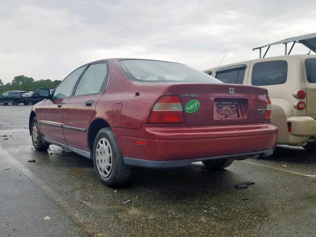 1HGCD5622RA029659 - 1994 HONDA ACCORD DX RED photo 3