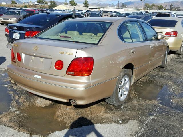 JT8BD69S240200239 - 2004 LEXUS GS 300 TAN photo 4