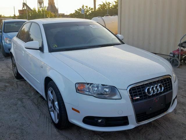 WAUAF78E08A122534 - 2008 AUDI A4 2.0T WHITE photo 1