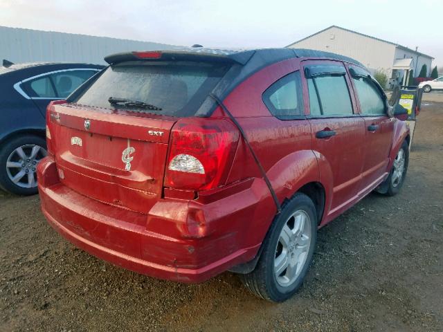 1B3HB48B88D536727 - 2008 DODGE CALIBER SX MAROON photo 4