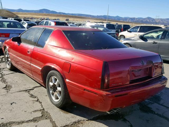 1G6ET1292XU610387 - 1999 CADILLAC ELDORADO T MAROON photo 3