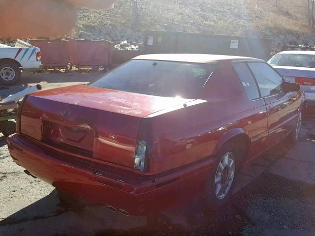 1G6ET1292XU610387 - 1999 CADILLAC ELDORADO T MAROON photo 4