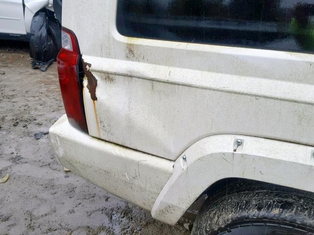 1J8HG58256C165415 - 2006 JEEP COMMANDER თეთრი ფოტო 10