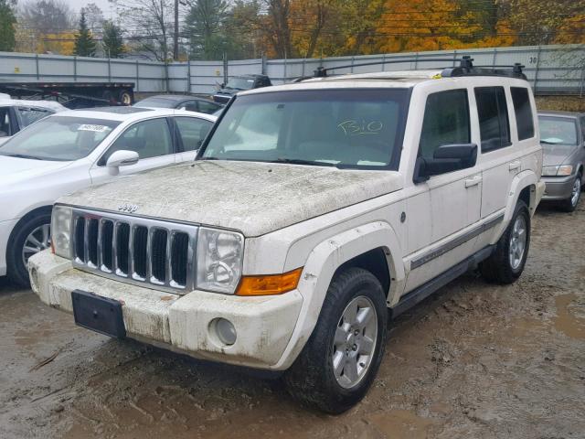 1J8HG58256C165415 - 2006 JEEP COMMANDER თეთრი ფოტო 2