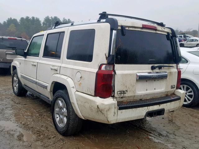 1J8HG58256C165415 - 2006 JEEP COMMANDER თეთრი ფოტო 3