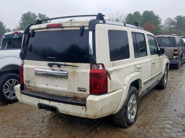 1J8HG58256C165415 - 2006 JEEP COMMANDER თეთრი ფოტო 4