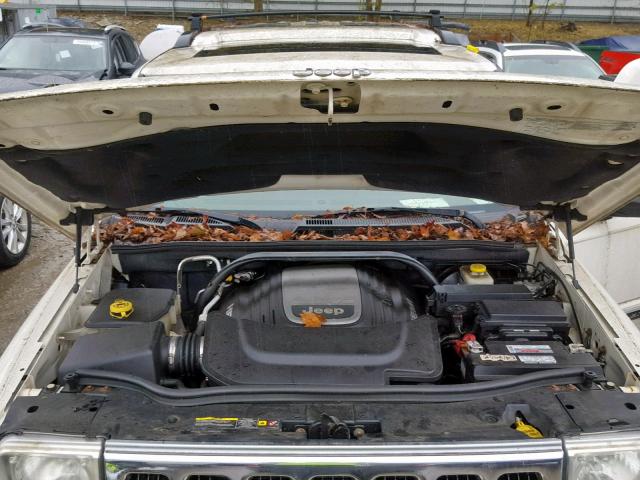 1J8HG58256C165415 - 2006 JEEP COMMANDER თეთრი ფოტო 7