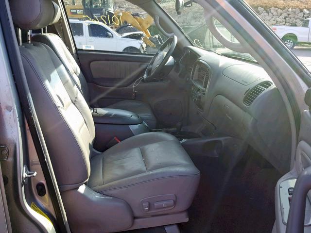 5TDBT48A23S170754 - 2003 TOYOTA SEQUOIA LI SILVER photo 5