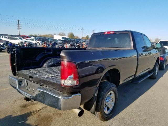 3D73Y3CL6BG553396 - 2011 DODGE RAM 3500 BURGUNDY photo 4