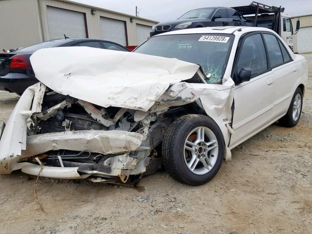 JM1BJ221XY0228008 - 2000 MAZDA PROTEGE ES WHITE photo 2