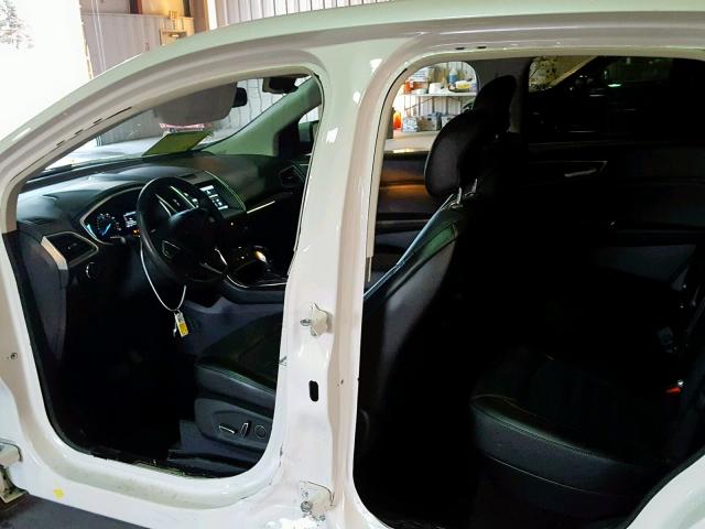 2FMTK4J83FBC36552 - 2015 FORD EDGE SEL WHITE photo 9