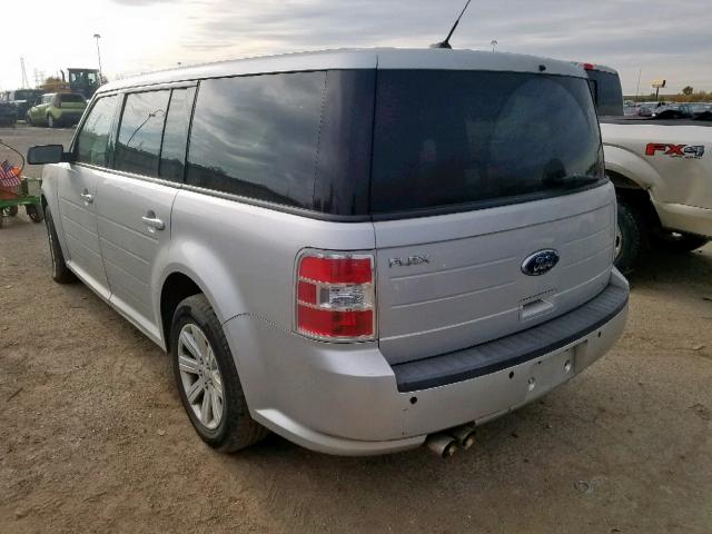 2FMGK5BC7BBD19583 - 2011 FORD FLEX SE SILVER photo 3