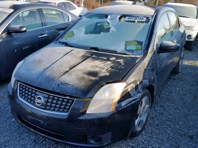 3N1AB61E97L622480 - 2007 NISSAN SENTRA 2.0 BLACK photo 2