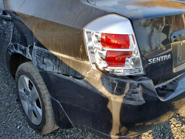 3N1AB61E97L622480 - 2007 NISSAN SENTRA 2.0 BLACK photo 9