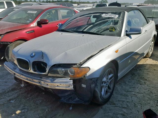 WBABW33434PL32998 - 2004 BMW 325 CI SILVER photo 2