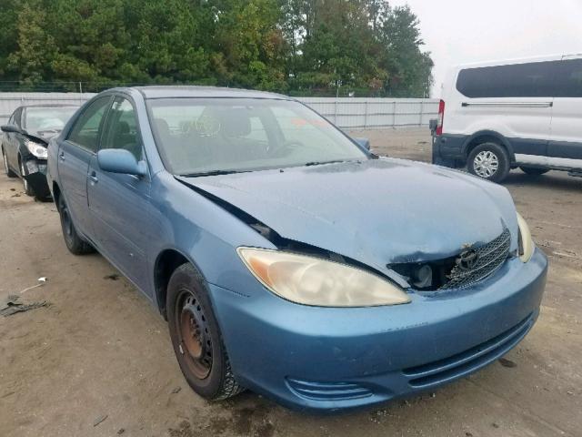 4T1BE32K94U937305 - 2004 TOYOTA CAMRY LE BLUE photo 1