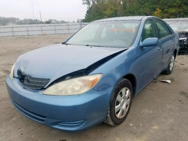 4T1BE32K94U937305 - 2004 TOYOTA CAMRY LE BLUE photo 2