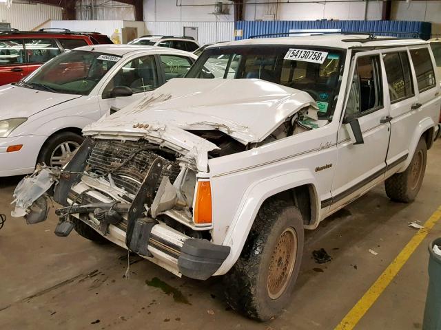 1J4FJ78L1LL208223 - 1990 JEEP CHEROKEE L WHITE photo 2