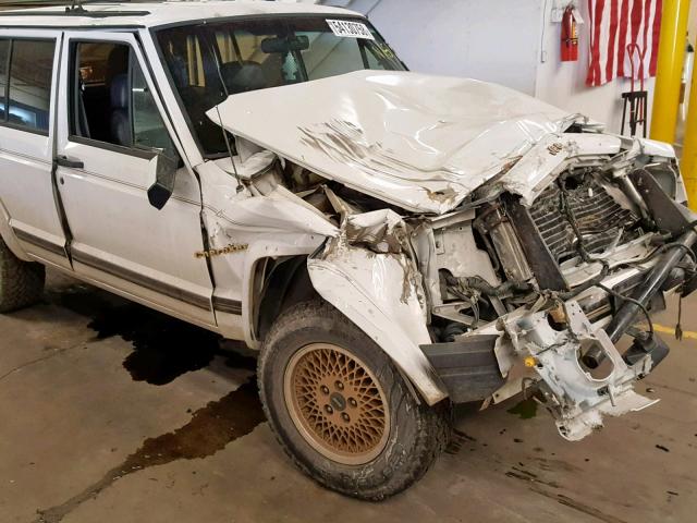 1J4FJ78L1LL208223 - 1990 JEEP CHEROKEE L WHITE photo 9