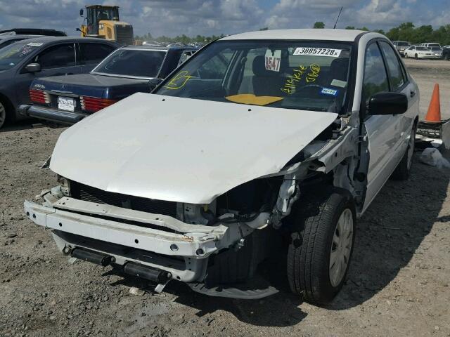 JA3AJ26E47U015683 - 2007 MITSUBISHI LANCER ES WHITE photo 2