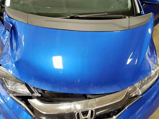 3HGGK5H42KM722150 - 2019 HONDA FIT LX BLUE photo 7