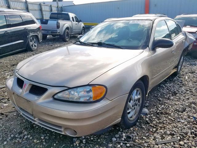 1G2NE52F44M578949 - 2004 PONTIAC GRAND AM S GOLD photo 2