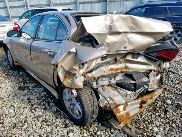 1G2NE52F44M578949 - 2004 PONTIAC GRAND AM S GOLD photo 3