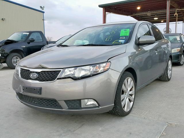 KNAFW4A35C5494725 - 2012 KIA FORTE SX GRAY photo 2