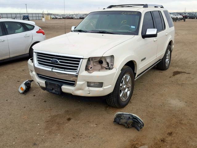 1FMEU65E87UB68534 - 2007 FORD EXPLORER L CREAM photo 2