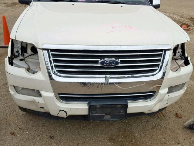 1FMEU65E87UB68534 - 2007 FORD EXPLORER L CREAM photo 9