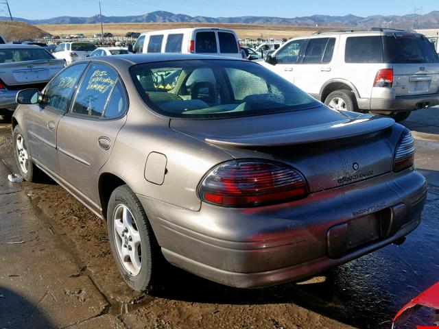 1G2WK52J12F265201 - 2002 PONTIAC GRAND PRIX GRAY photo 3