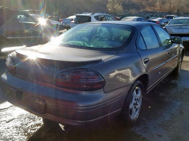 1G2WK52J12F265201 - 2002 PONTIAC GRAND PRIX GRAY photo 4