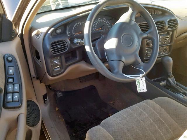 1G2WK52J12F265201 - 2002 PONTIAC GRAND PRIX GRAY photo 9